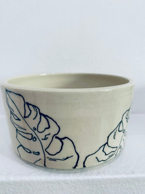 Monstera Leaf Cereal Bowl