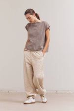 Moe Sleeveless Mixed Yarn Sweater