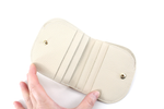 Pretty Persuasions - PL25002 Bifold Leather Card Holder: 11 Apricot