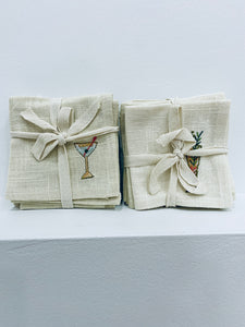 Saluti Cocktail Napkin Sets