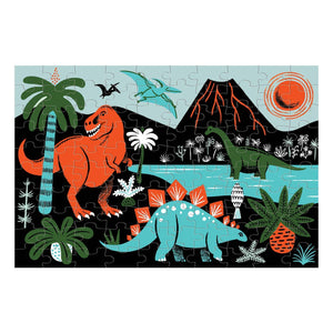 Dinosaur 100 Piece Glow In The Dark Puzzle