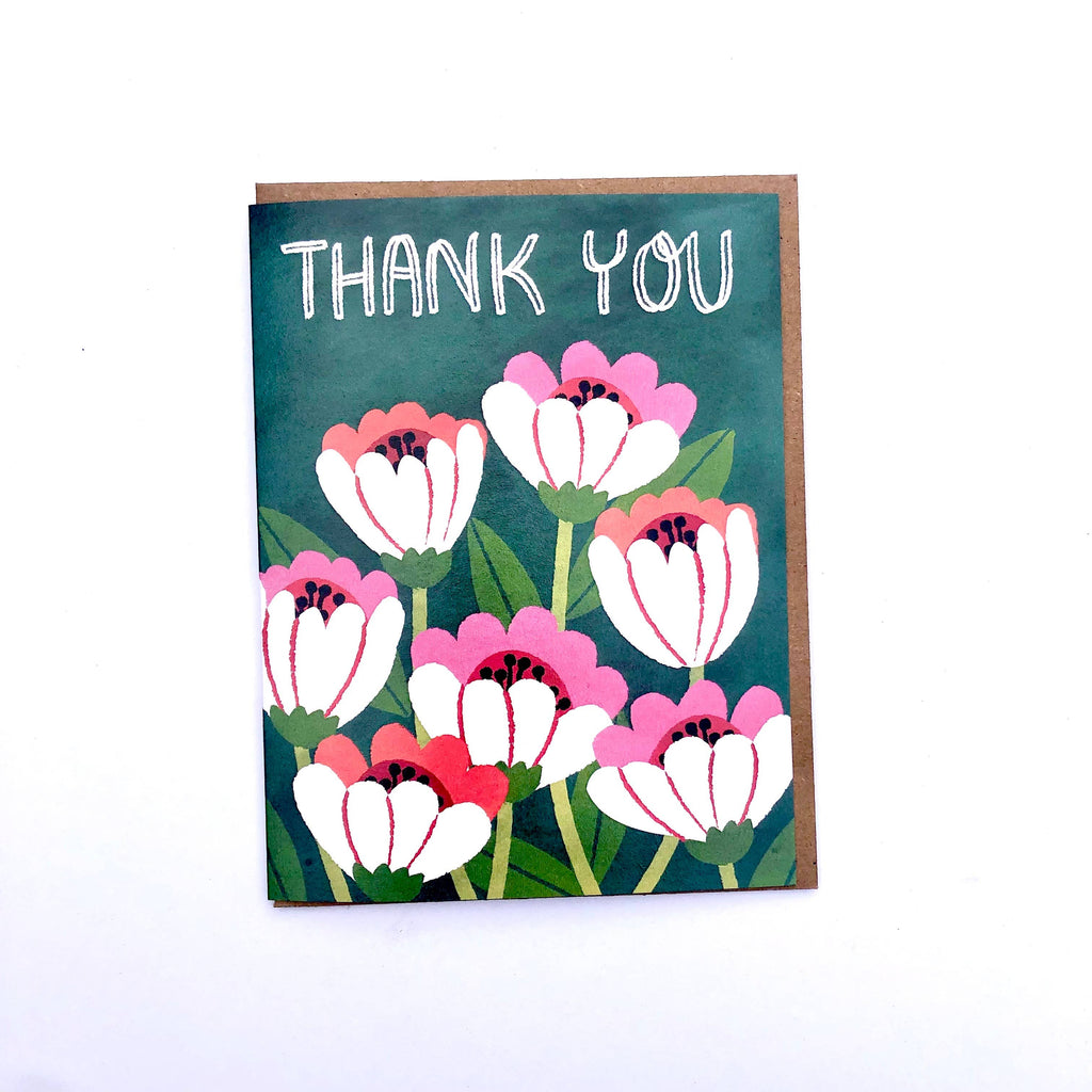 Thank You Floral Card