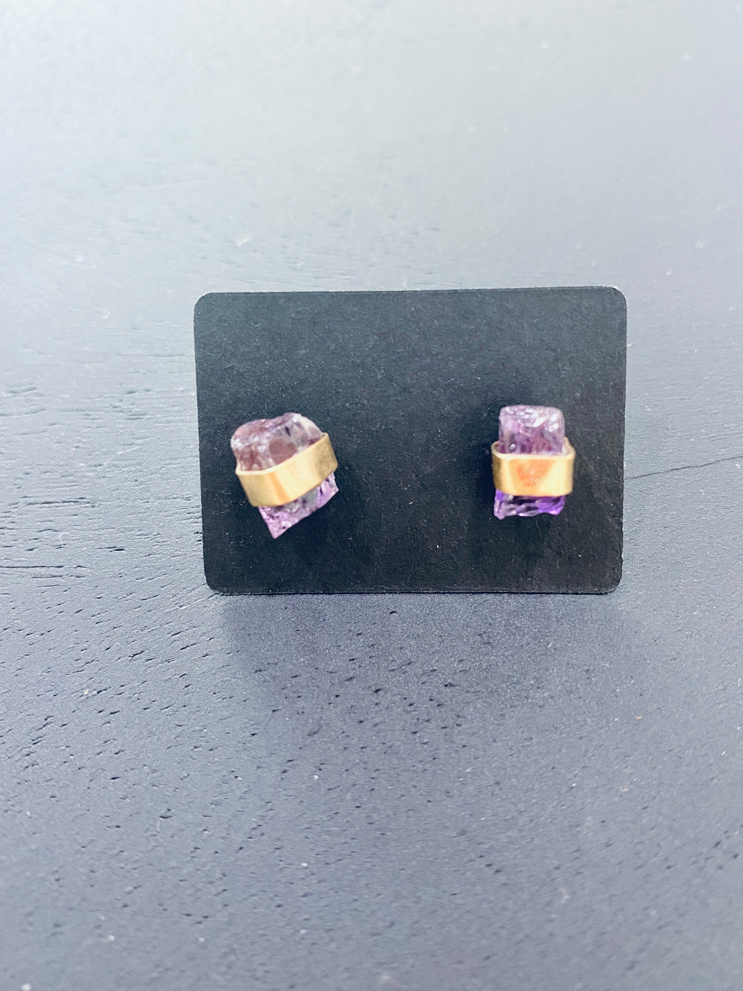 Zia Amethyst Studs