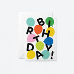 Birthday Balloons Greeting Card