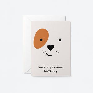 Have A Pawsome Birthday Card