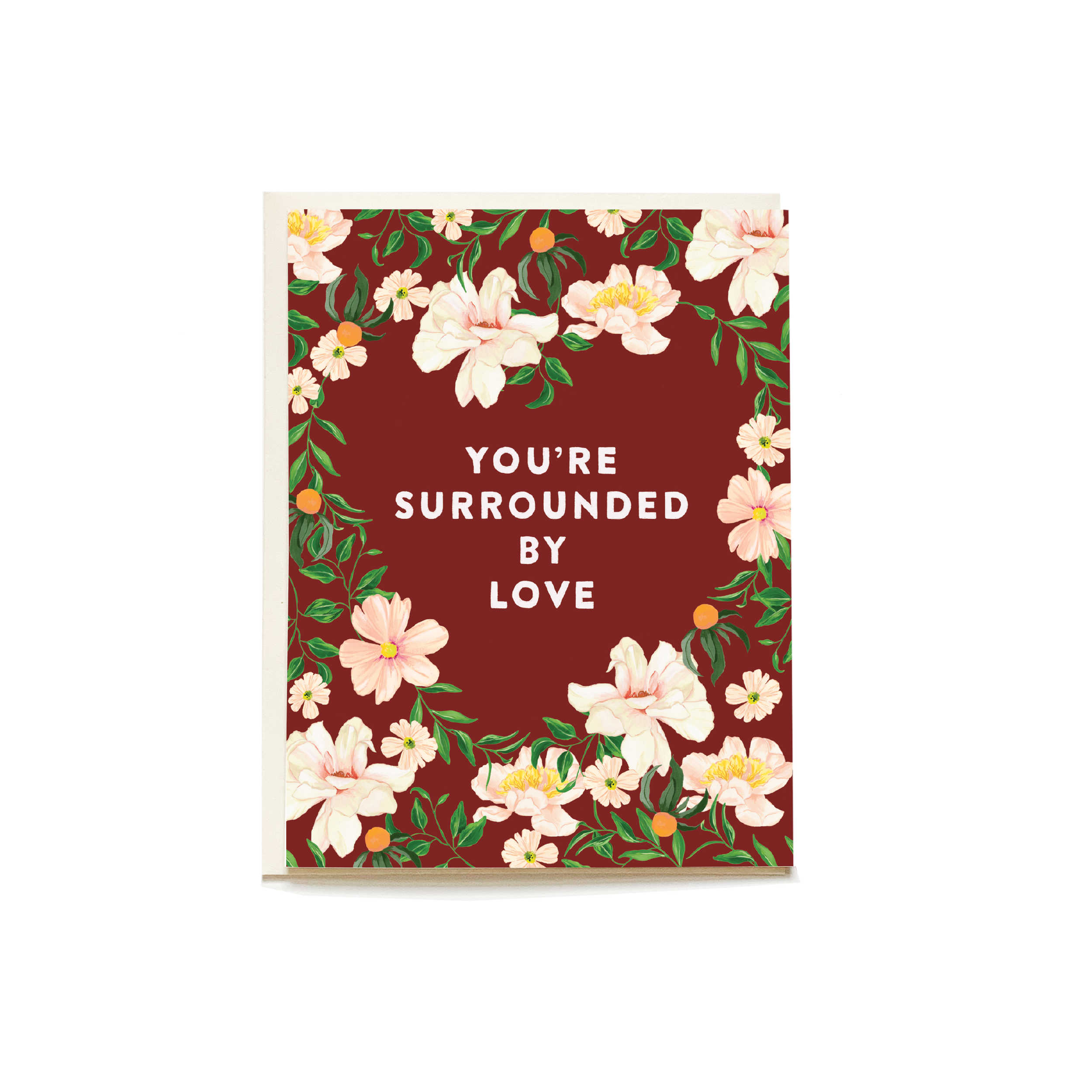 You're Surrounded By Love Sympathy Card