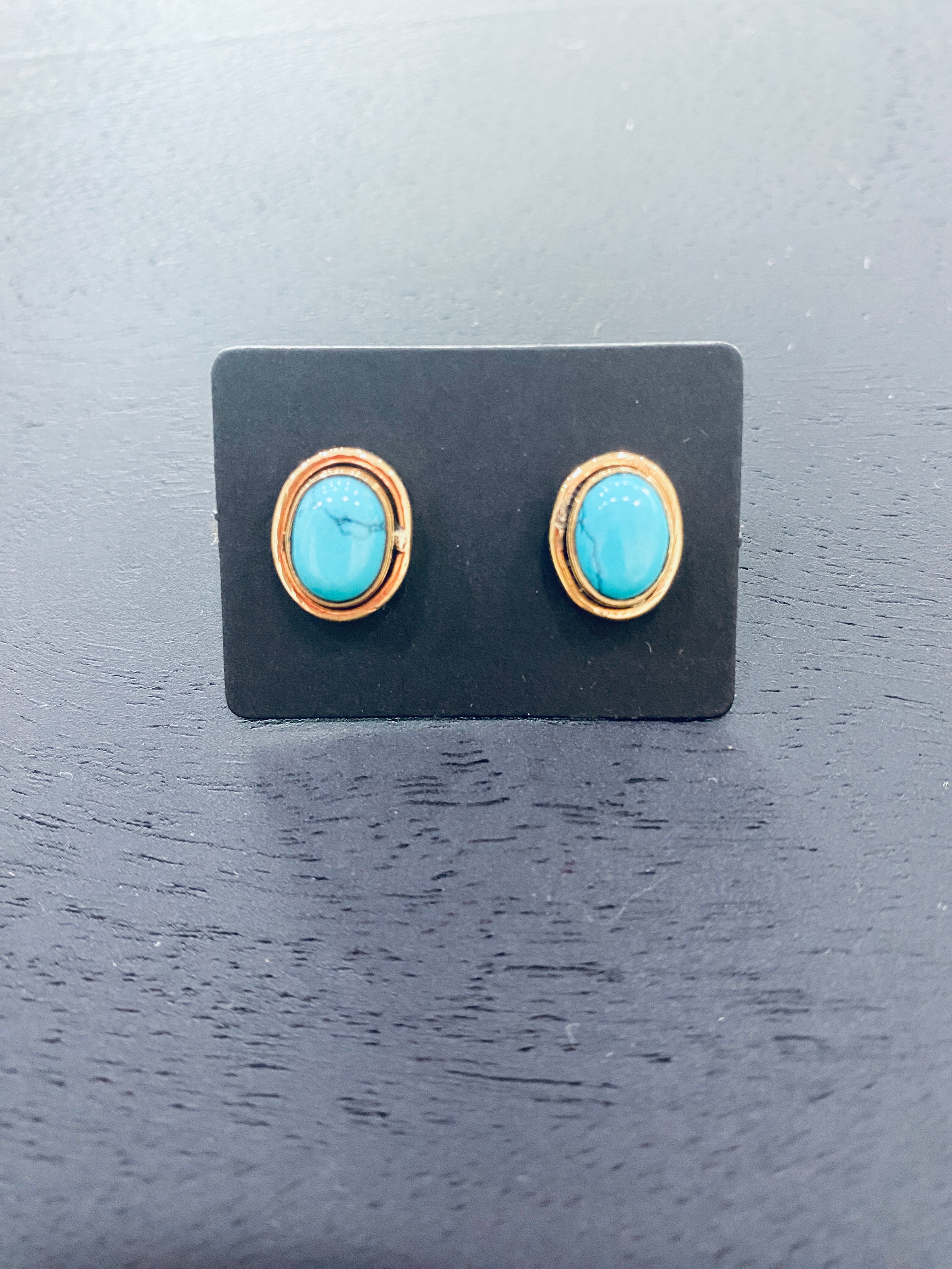 Tilly Turquoise Stud Earrings