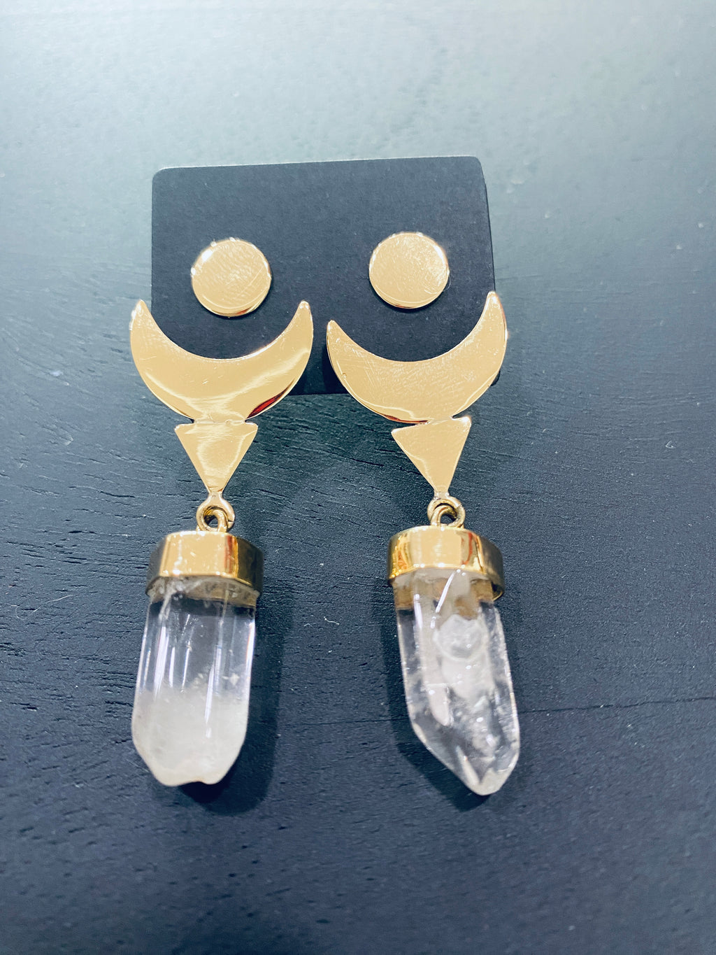 Chi Crystal Quartz Earrings