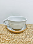 Everyday Soup Bowl With Handle and Plate Set