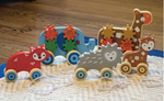Wooden Animal Pull Toys