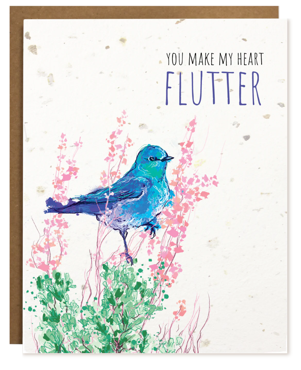 PLANTABLE CARD: You Make My Heart Flutter