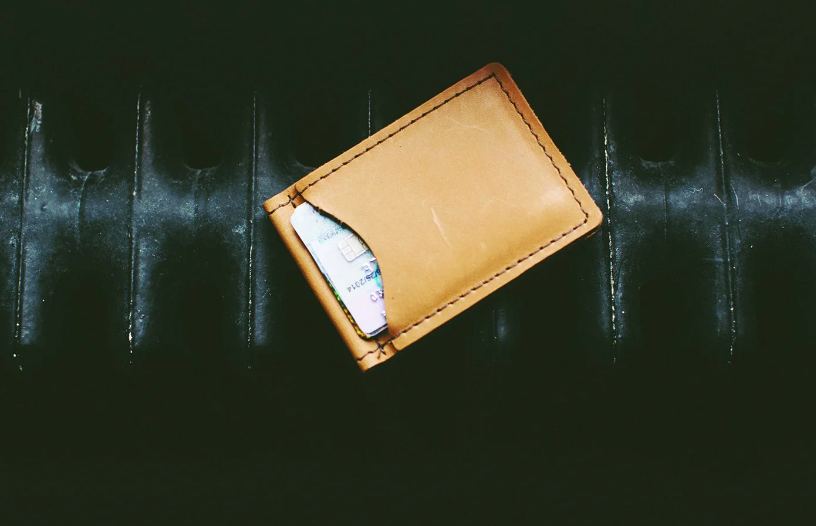 Lanz Leather Cash Clip & Card Carrier