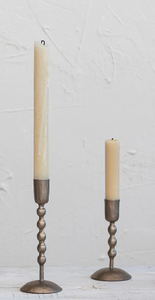 Misty Metal Candle Holders