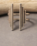 Sterling Silver Deco Ring