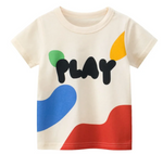 Play Youth Screen Print T