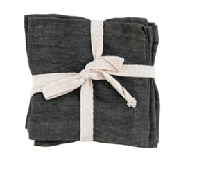 Lou Linen Cocktail Napkin Sets