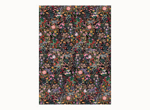 Dark Floral Gift Wrap Sheet | Wrapping Paper