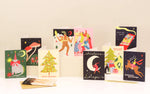 Little Black Cat Illustrated | USA Duties Paid - Merry Christmas Card | Christmas Tree | Kitsch Baubles