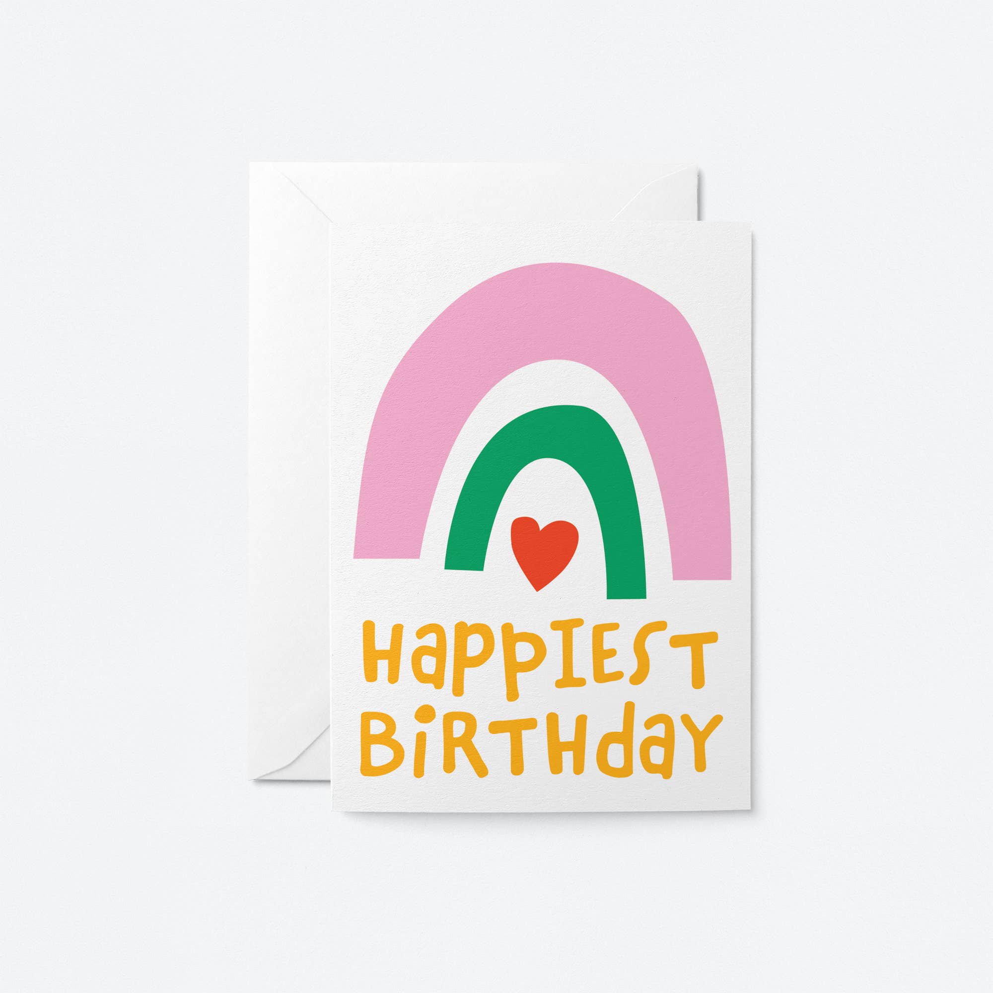 Happiest Birthday Rainbow Greeting Card