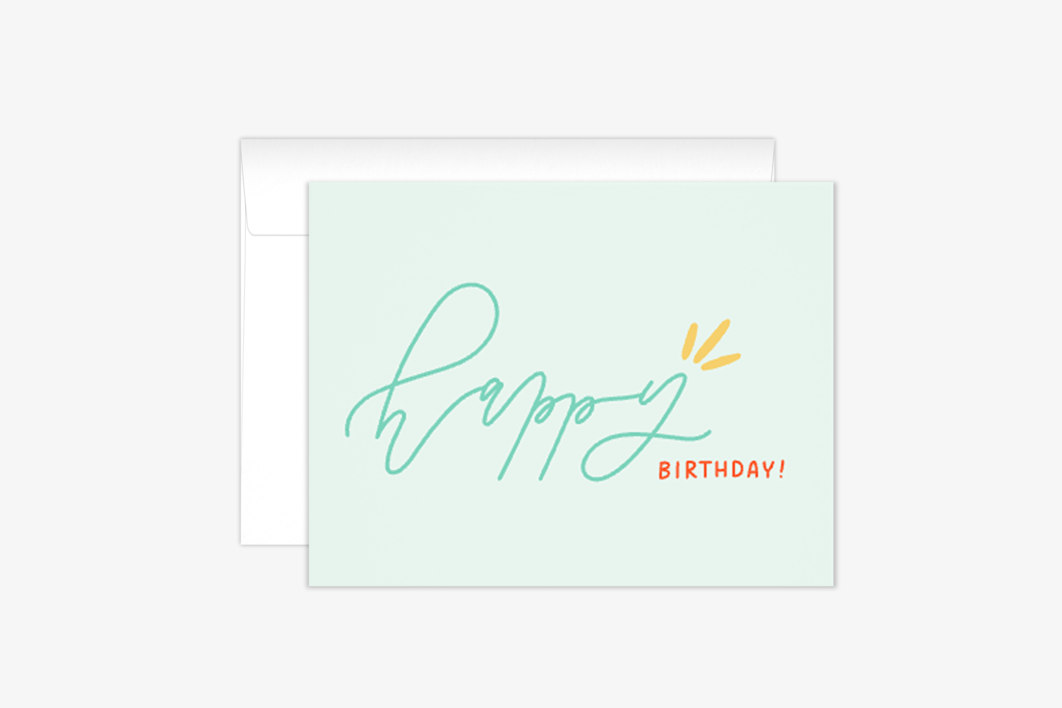 LIEFdesign - Birthday Scripted Card