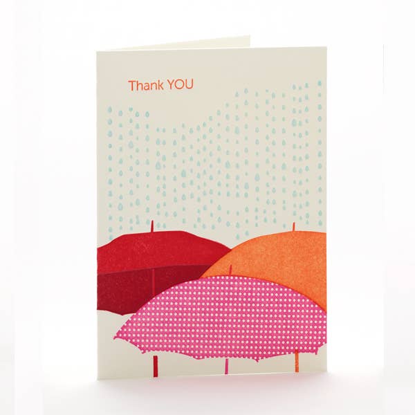 Thank You Umbrellas Notecard