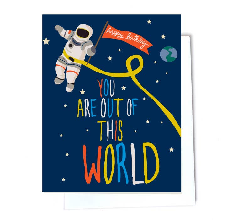 Out Of This World Birthday Card