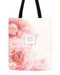 Floral Literary Tote