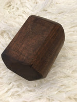 Modern maple wooden rattle