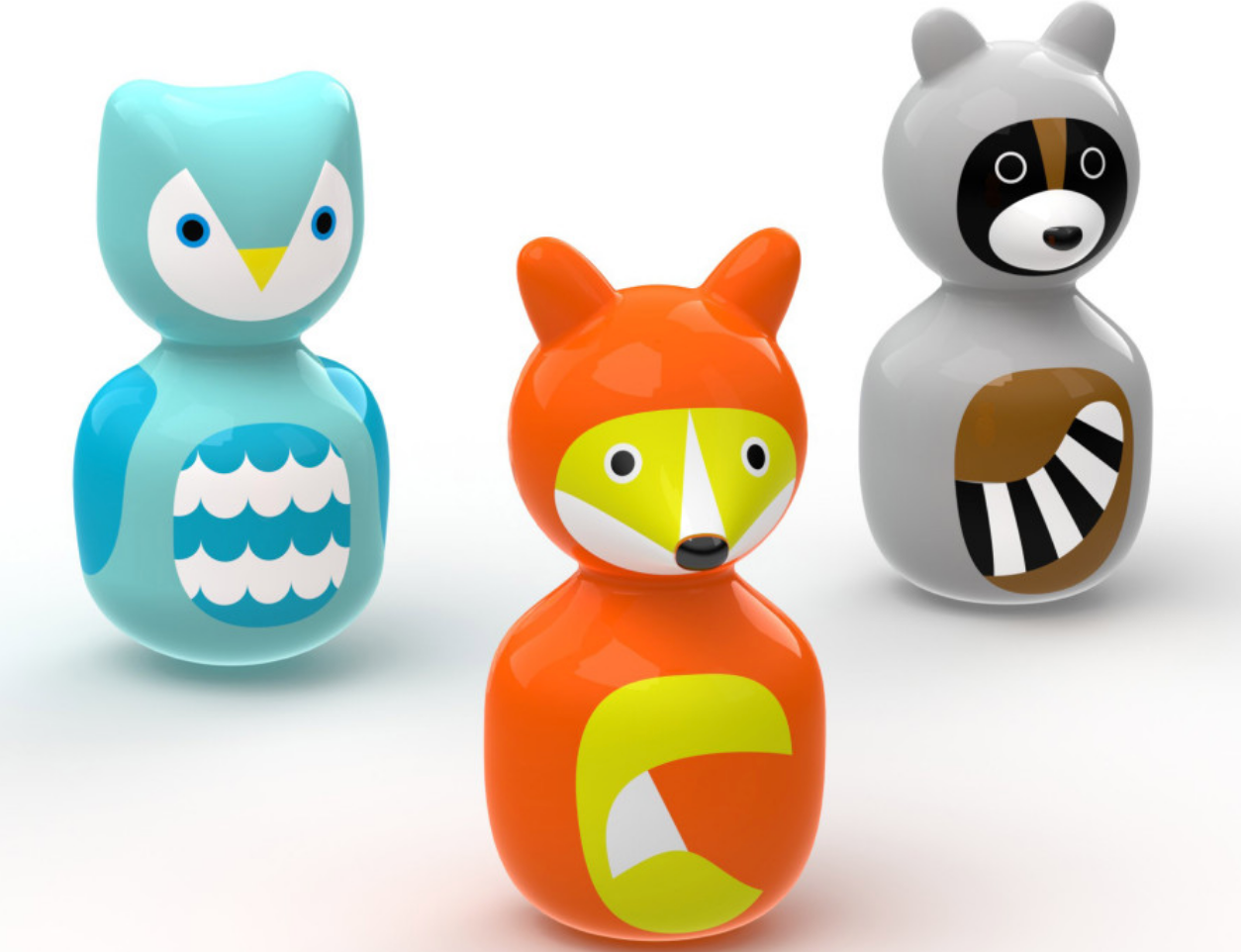 Kid O Wobble Animal Toys