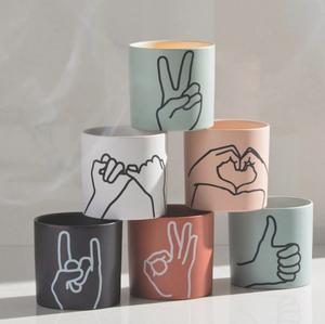 Hand Gesture Candles