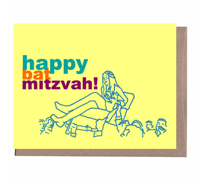 Happy Bat Mitzvah Card