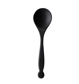 Hand Carved Black Wooden Spoons