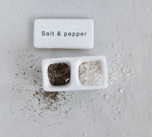 Stoneware Salt & Pepper Pot