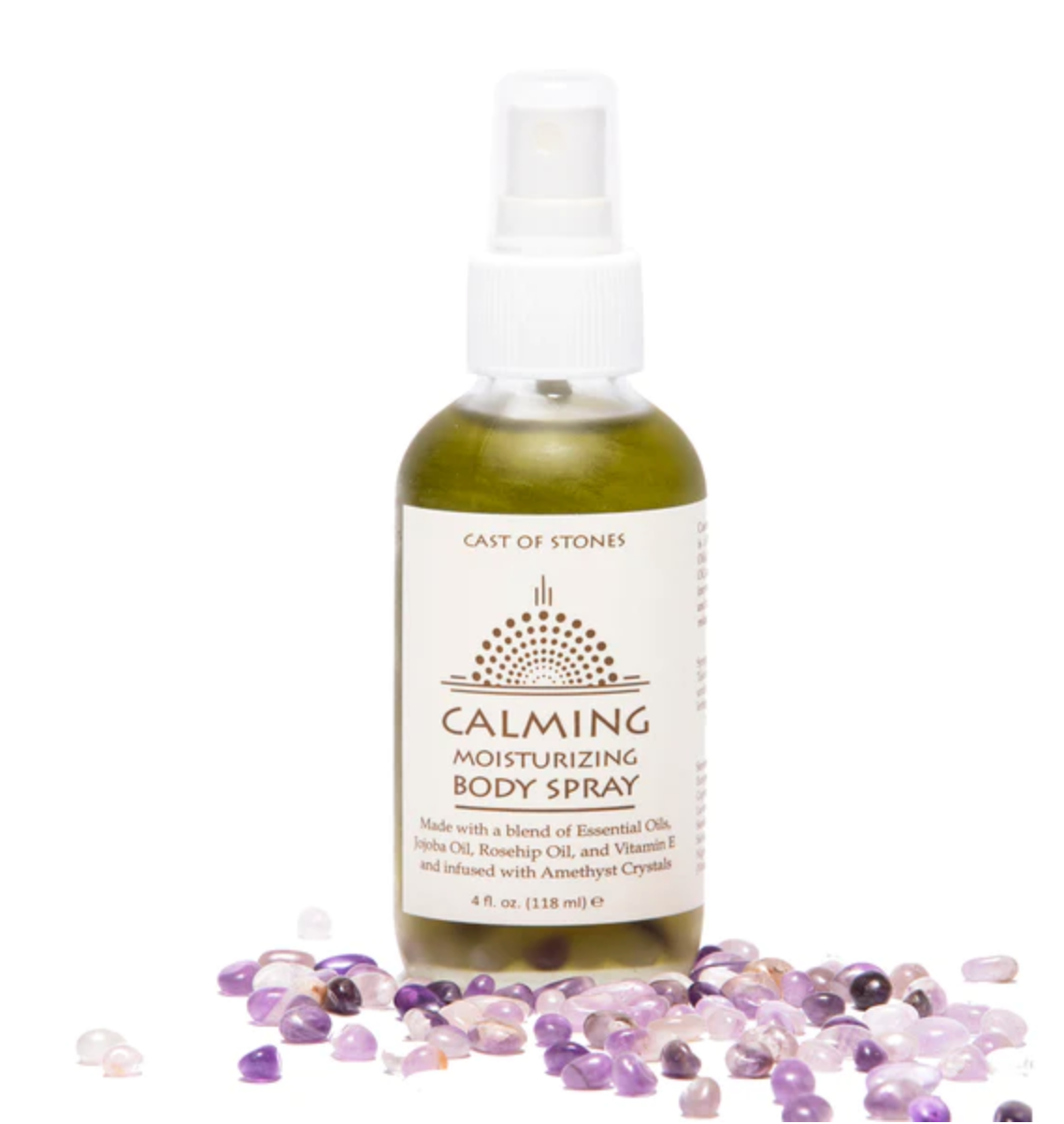 Calming Moisturizing Spray Infused with Amethyst Crystals