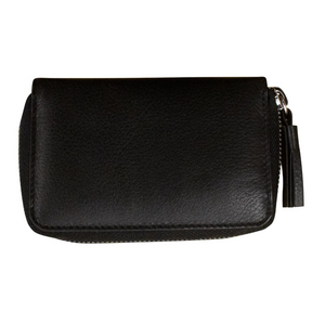 Zip Around Leather Wallet