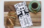 Tea Towel / Dish Towel: Black Forest Animals