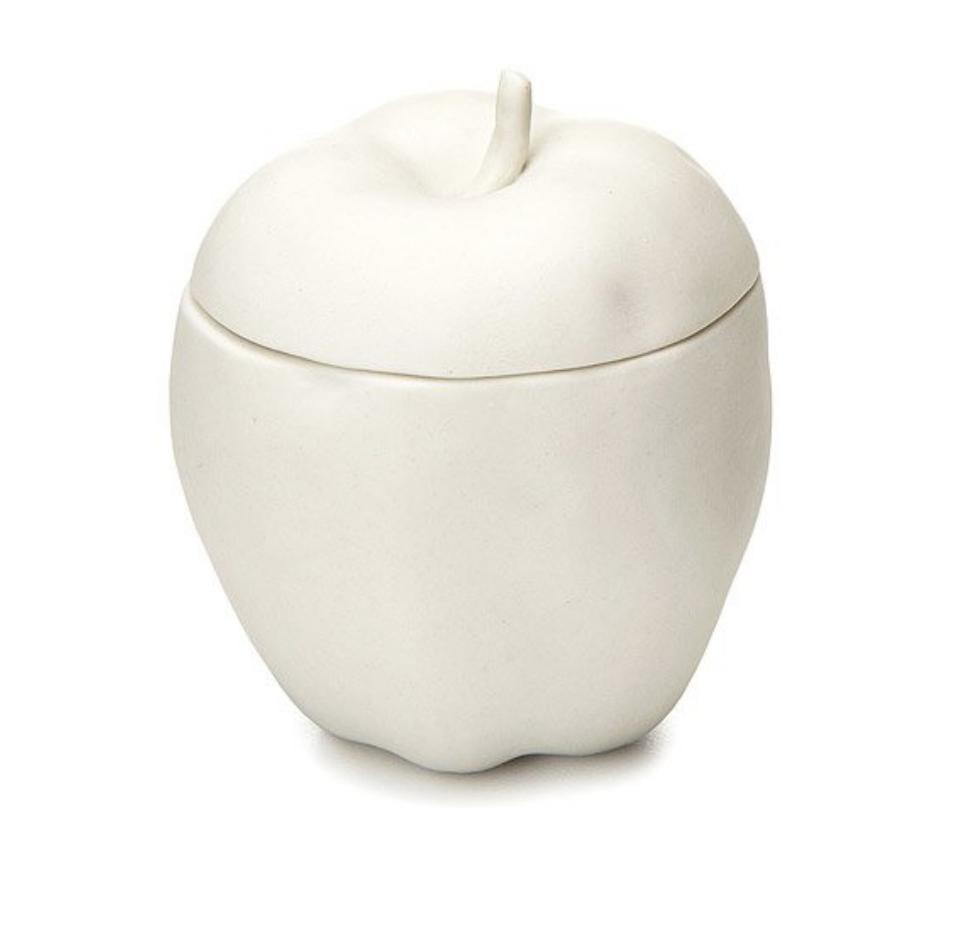 Porcelain Apple Trinket Box