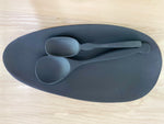 Hand Carved Black Wooden Spoons