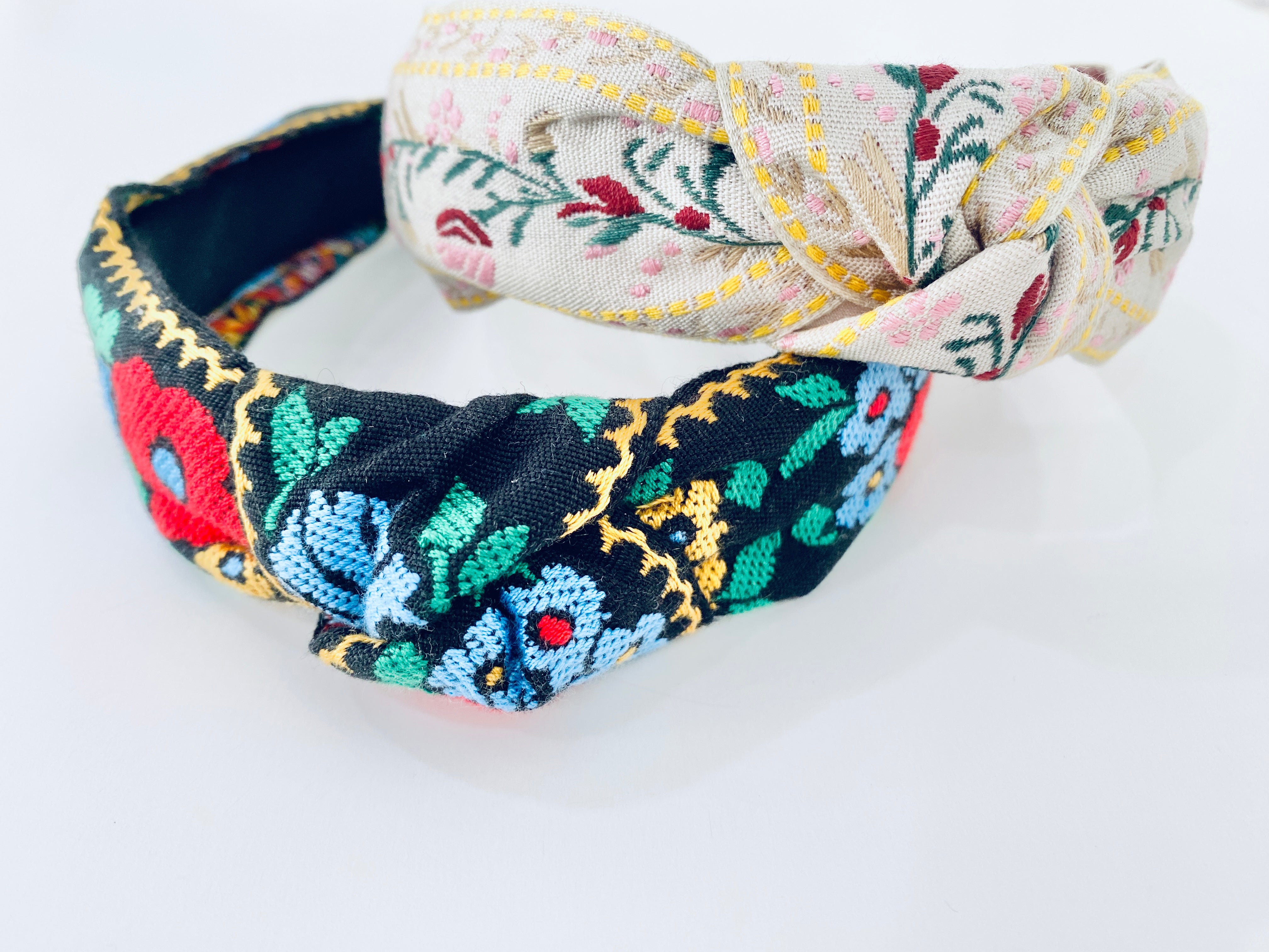 Knotted Floral Headbands
