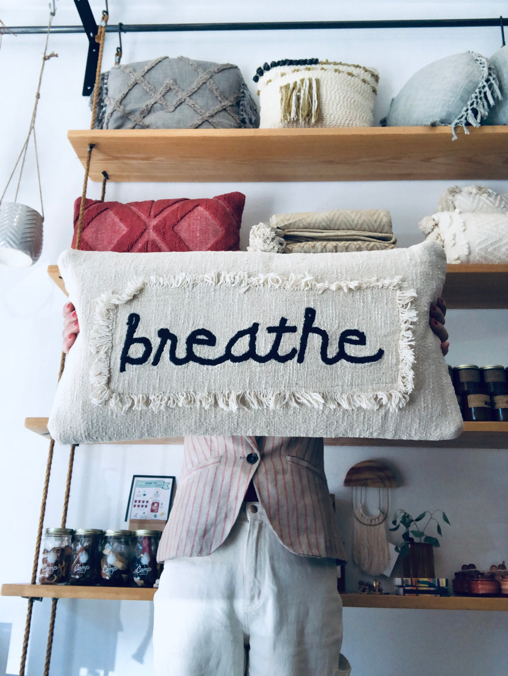 Just Breathe Pillow