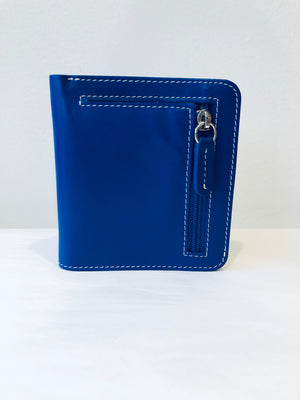 Cobalt Blue & Bone Leather Wallet – Saint Seneca