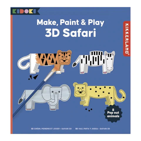 Make, Paint & Play 3D Safari